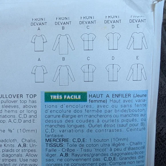 Butterick Pattern - Picture 2 of 4